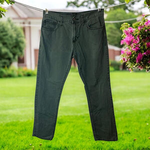 Old Navy Army Green Khaki Chino Pants Jeans 100% Cotton Sz 31x28